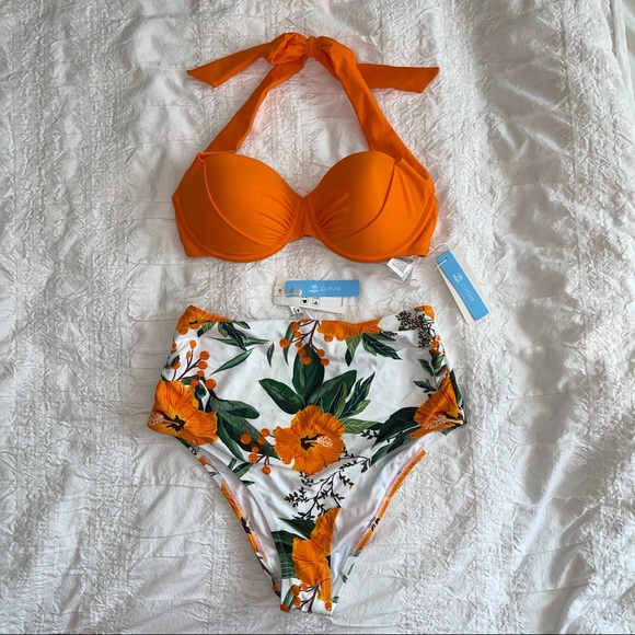 Orange bikini set - Picture 2 of 4